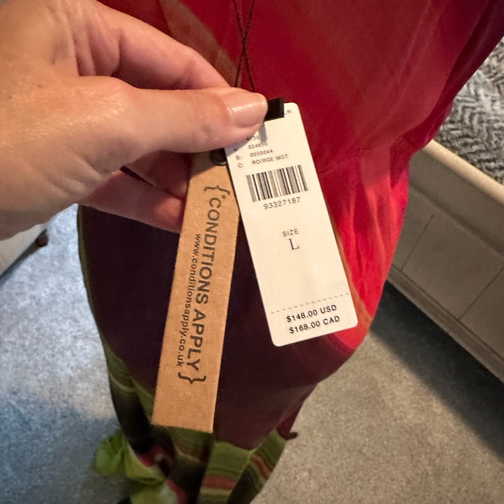 Anthropologie’s Condition’s Apply Vibrant Strapless Dress with Multicolor Design - Picture 3 of 5
